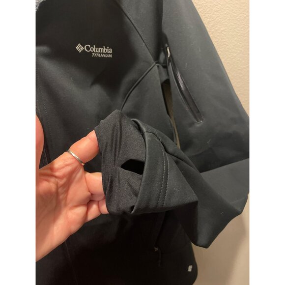 Columbia Womens Titanium Omni-Heat Black Softshell Jacket XL Thermal Comfort - Picture 7 of 14